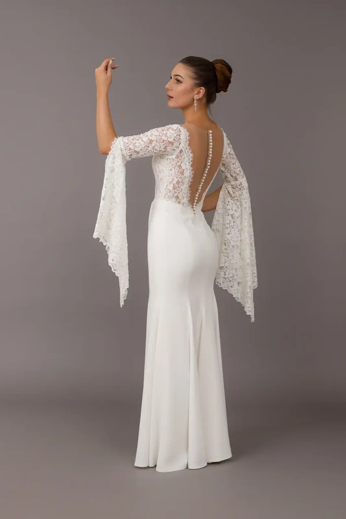 Svadobné šaty Abby 4 Joanna Nowy Targ