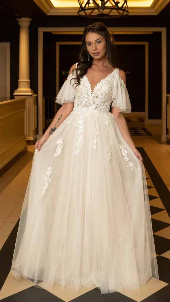 Svadobné šaty Amber 2 Joanna Nowy Targ