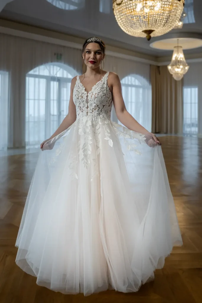 Svadobné šaty Amelia 2 Joanna Nowy Targ