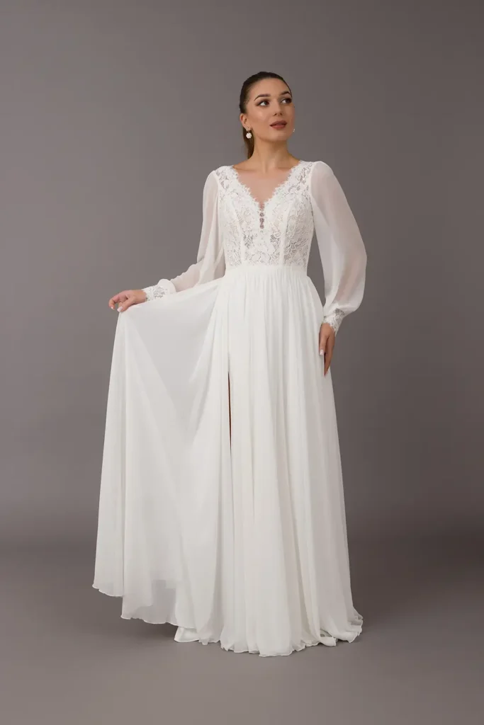 Svadobné šaty Anna 1 Joanna Nowy Targ