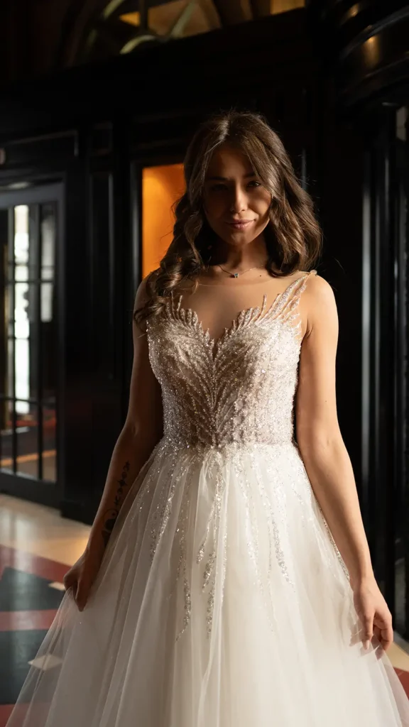 Svadobné šaty Cameron 3 Joanna Nowy Targ