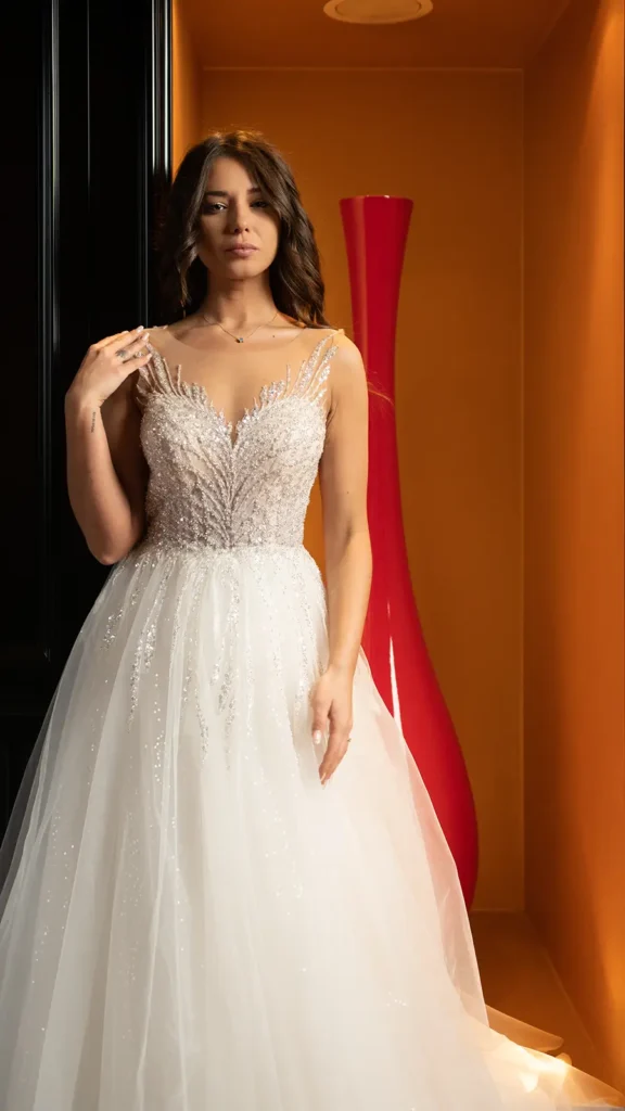 Svadobné šaty Cameron 4 Joanna Nowy Targ