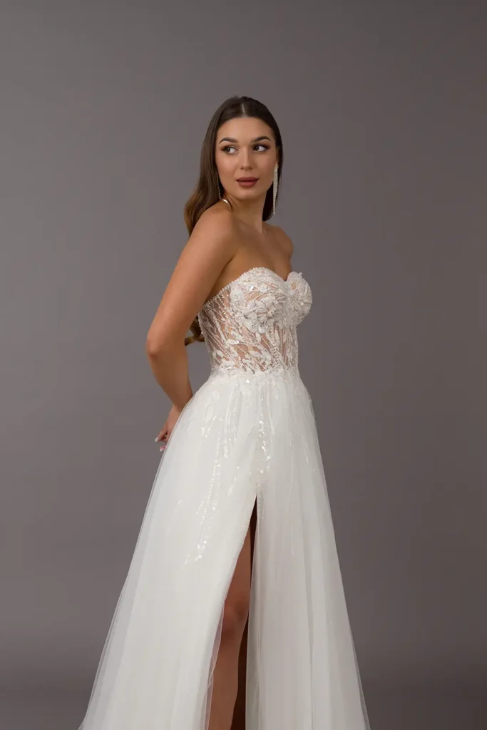 Svadobné šaty Carmen 2 Joanna Nowy Targ