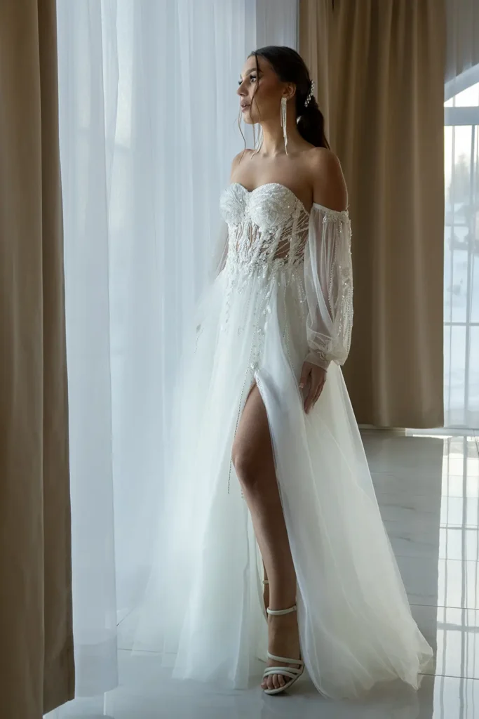 Svadobné šaty Carmen 2 Joanna Nowy Targ