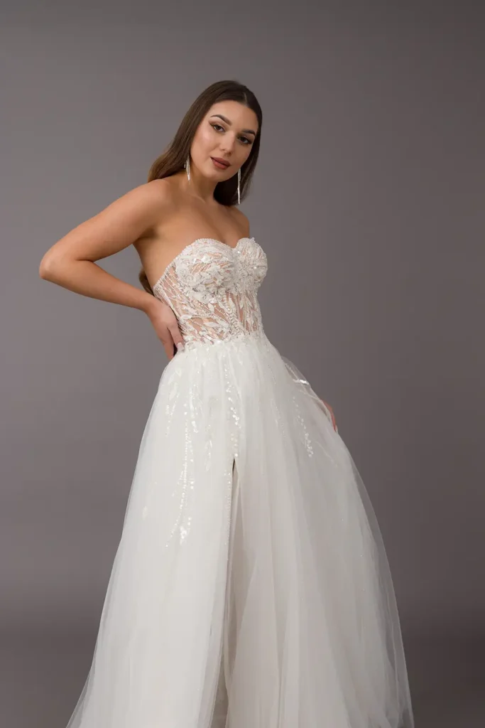 Svadobné šaty Carmen 3 Joanna Nowy Targ