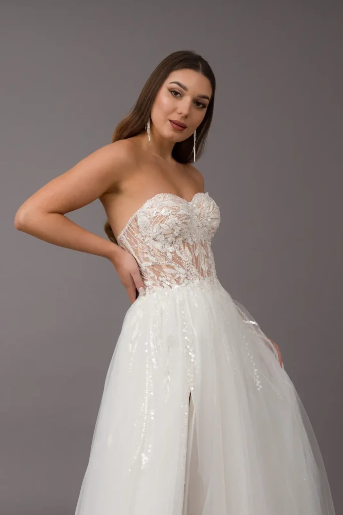 Svadobné šaty Carmen 4 Joanna Nowy Targ