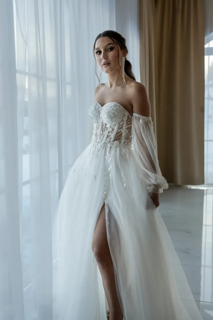 Svadobné šaty Carmen 4 Joanna Nowy Targ