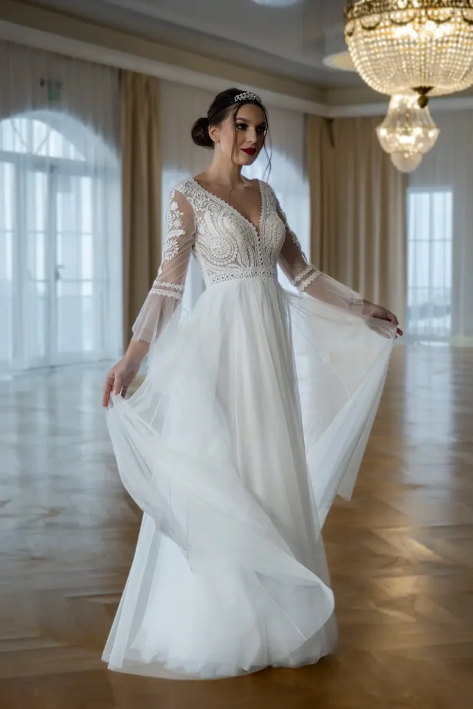 Svadobné šaty Celestia 2 Joanna Nowy Targ