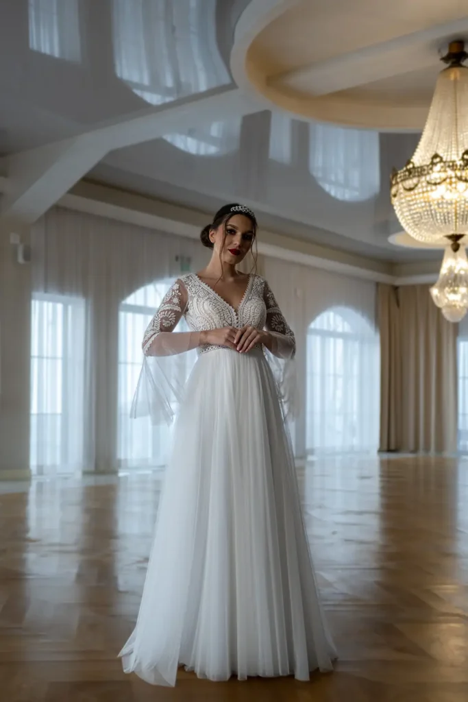 Svadobné šaty Celestia 3 Joanna Nowy Targ