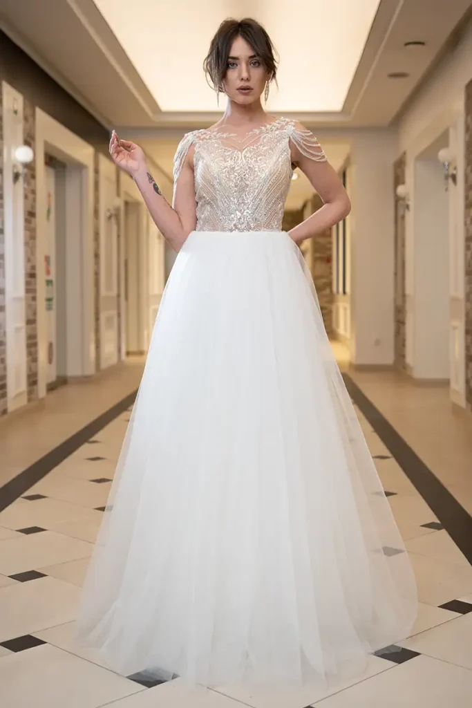 Svadobné šaty Cindy 1 Salón svadobných šiat Joanna Nowy Targ