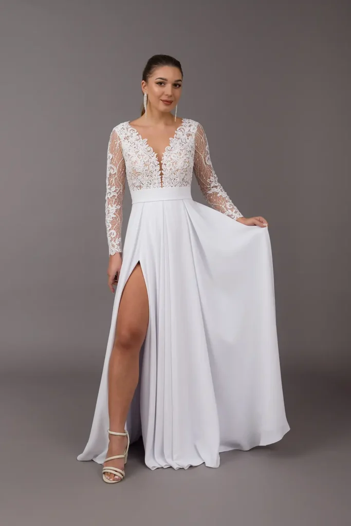 Svadobné šaty Colette 1 Joanna Nowy Targ