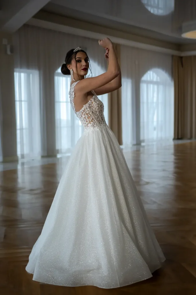 Svadobné šaty Diana 3 Joanna Nowy Targ