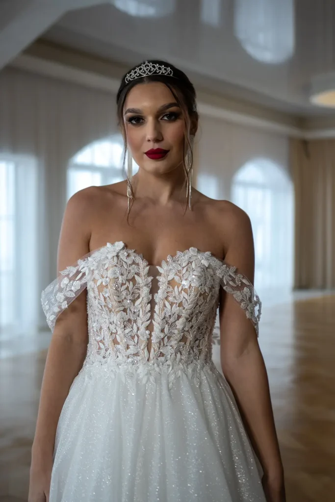 Svadobné šaty Diana 4 Joanna Nowy Targ