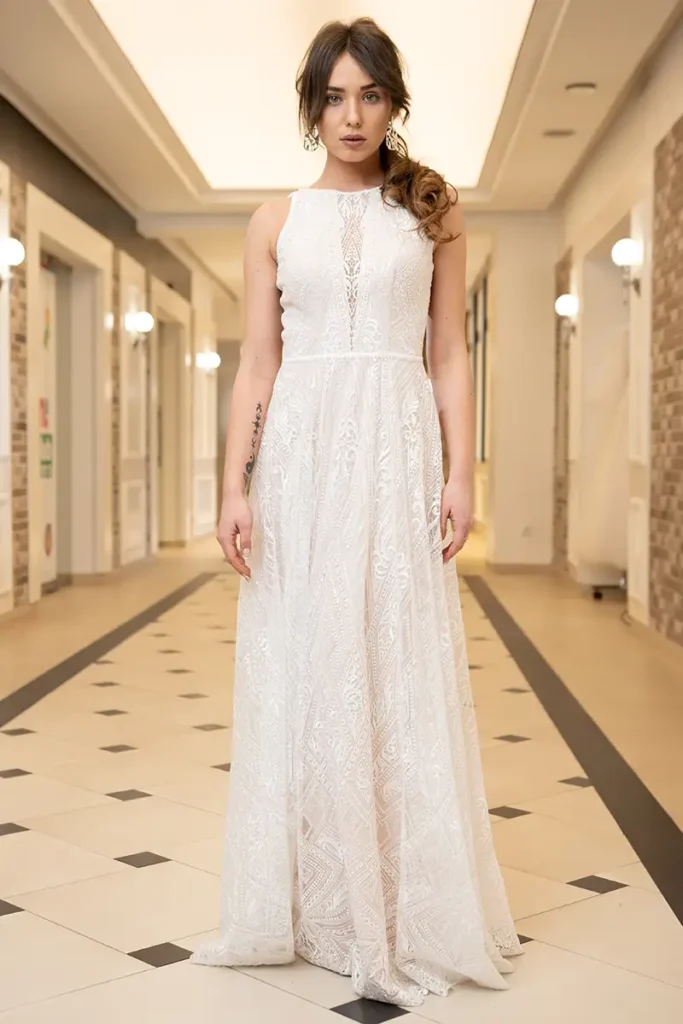 Svadobné šaty Elisa 1 Salón svadobných šiat Joanna Nowy Targ