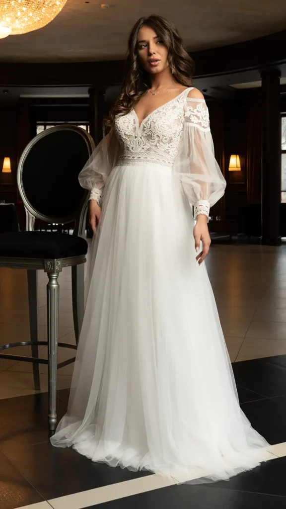 Svadobné šaty Kate 2 Joanna Nowy Targ