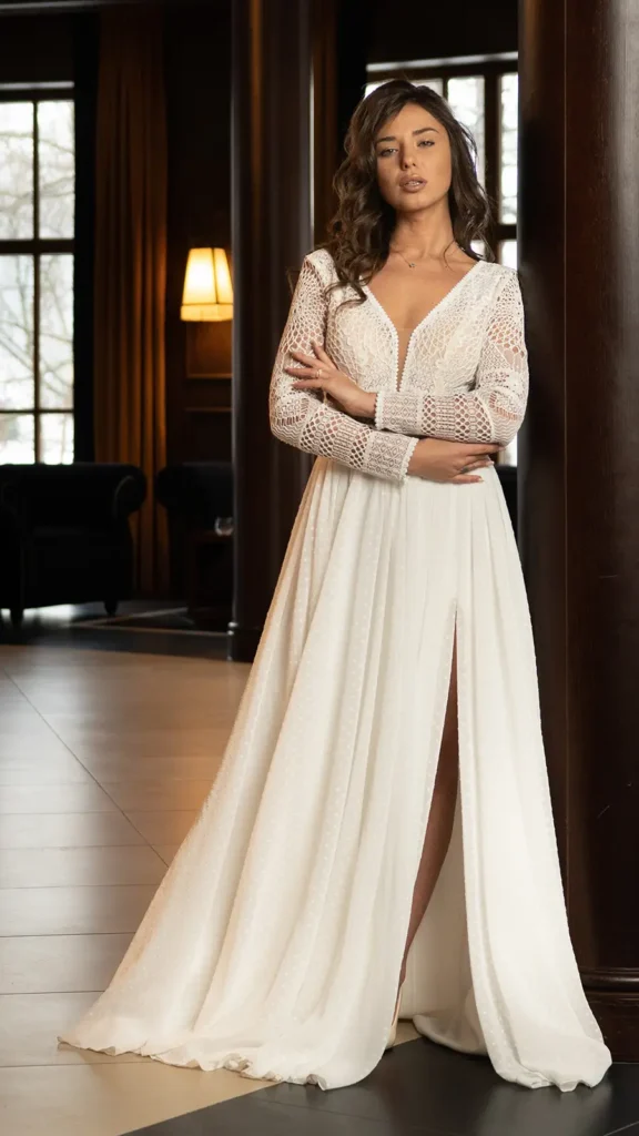 Svadobné šaty Lea 1 Joanna Nowy Targ