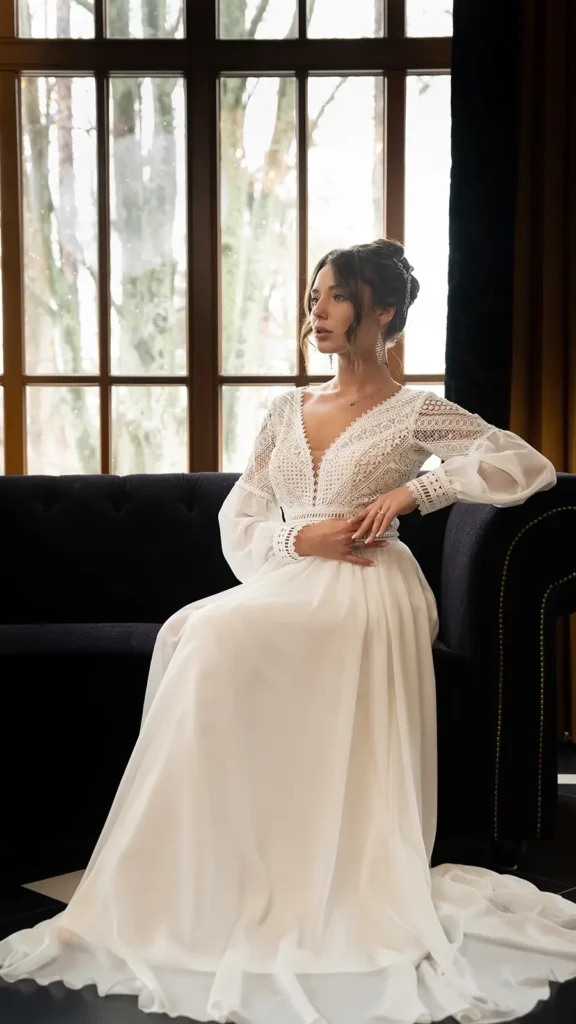 Svadobné šaty Luna 5 Joanna Nowy Targ