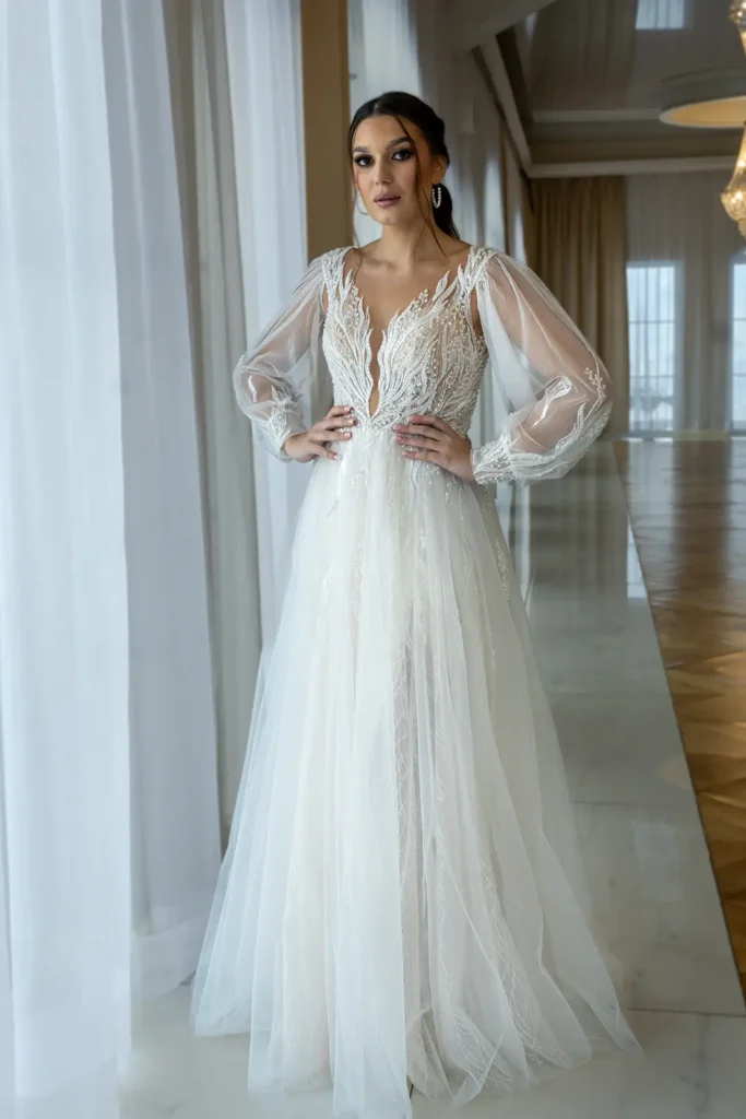 Svadobné šaty Madonna 1 Joanna Nowy Targ