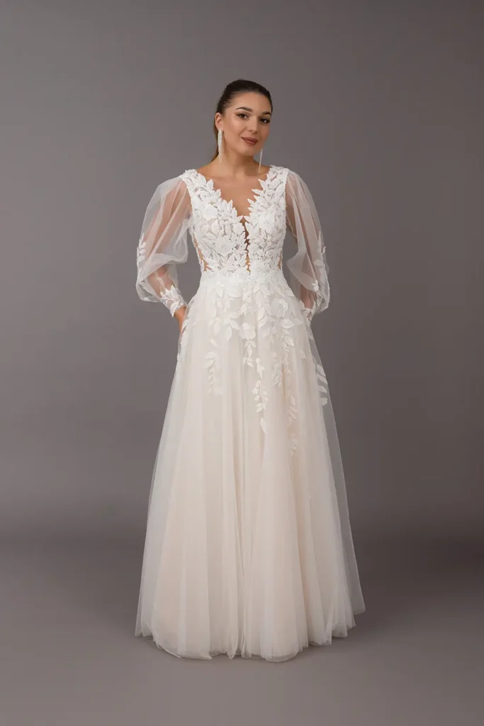 Svadobné šaty Marie 1 Joanna Nowy Targ