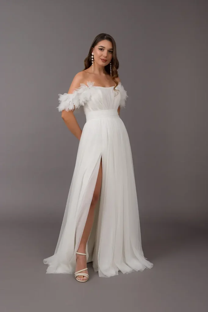 Svadobné šaty Noelle 1 Joanna Nowy Targ