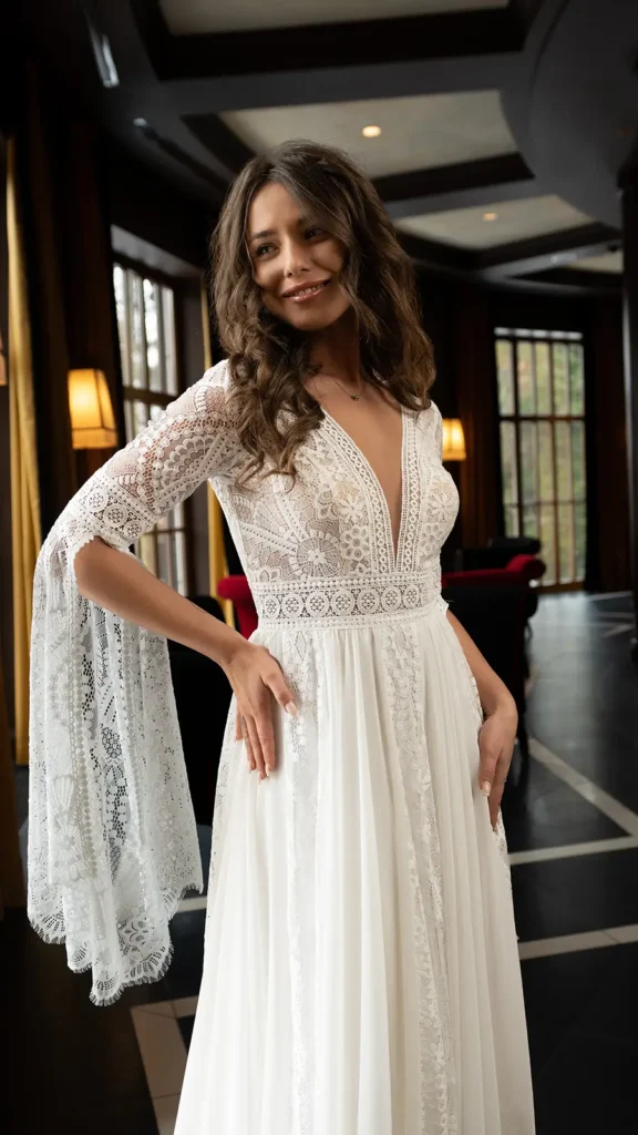 Svadobné šaty Noemi 3 Joanna Nowy Targ