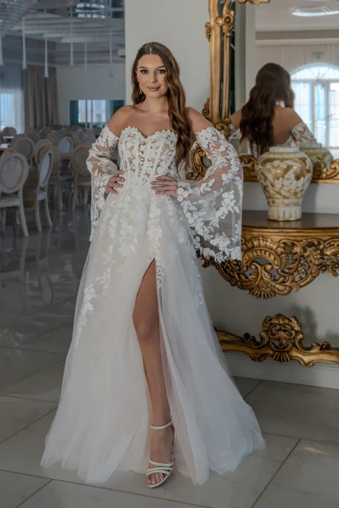 Svadobné šaty Sanah 2 Joanna Nowy Targ