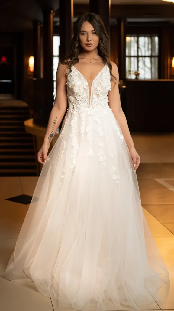 Svadobné šaty Shanel 1 Joanna Nowy Targ