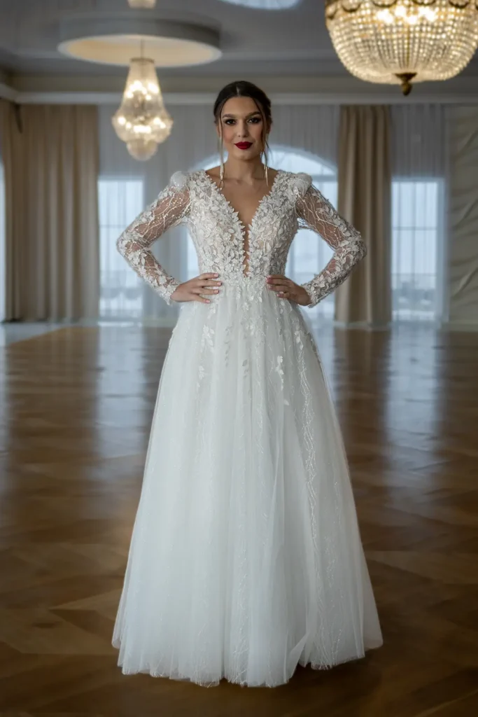 Svadobné šaty Simona 1 Joanna Nowy Targ