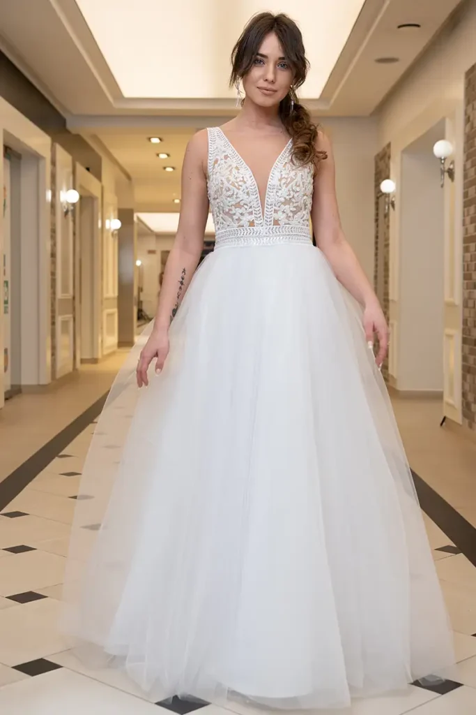 Svadobné šaty Vera 1 Salón svadobných šiat Joanna Nowy Targ