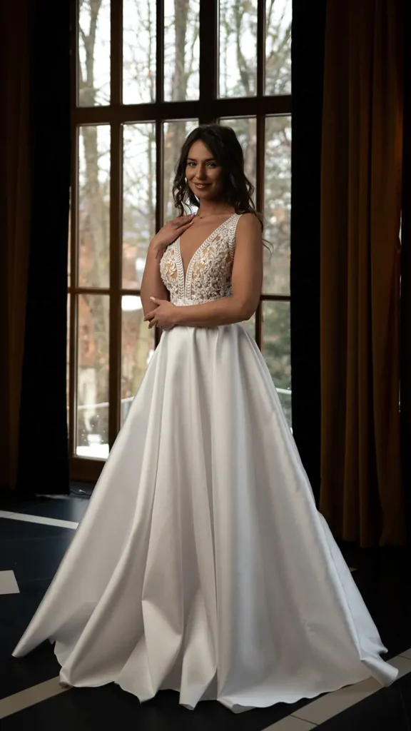 Svadobné šaty Vera 2 Joanna Nowy Targ