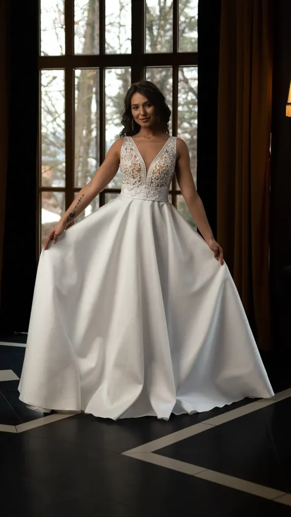 Svadobné šaty Vera 4 Joanna Nowy Targ