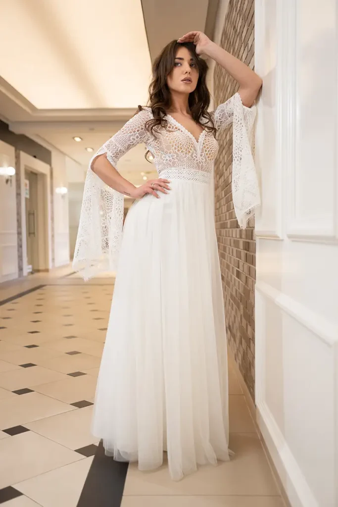 Svadobné šaty Vivien 4 Salón svadobných šiat Joanna Nowy Targ