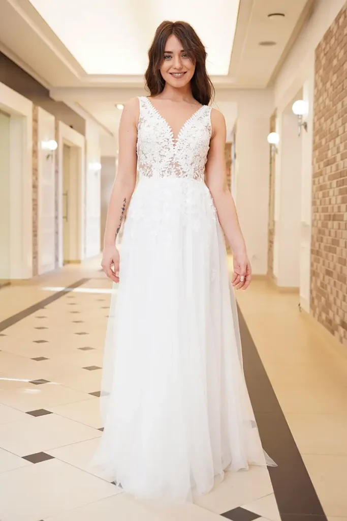 Svadobné šaty Rose 2 Salón svadobných šiat Joanna Nowy Targ