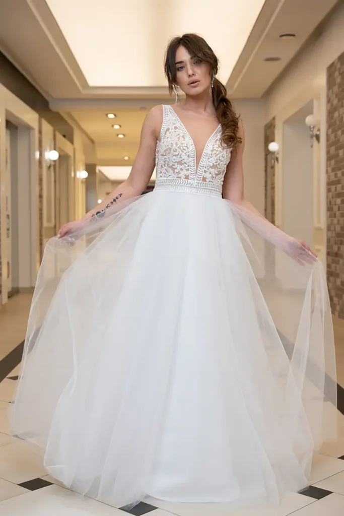 Svadobné šaty Vera 2 Salón svadobných šiat Joanna Nowy Targ